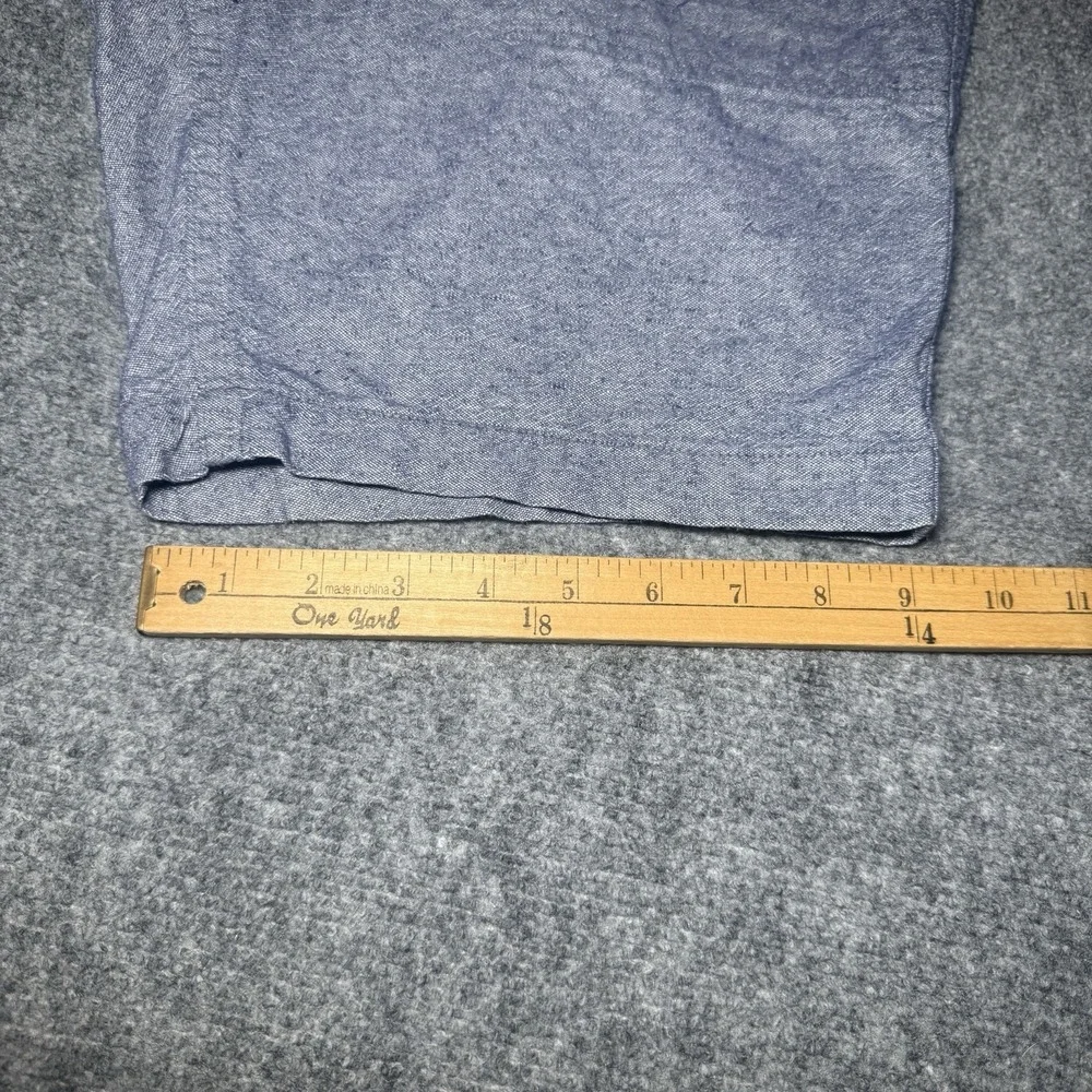 Taylor Stitch Shorts The Trail Short Virgin Cotton Men 34 Blue 9 Inch Inseam